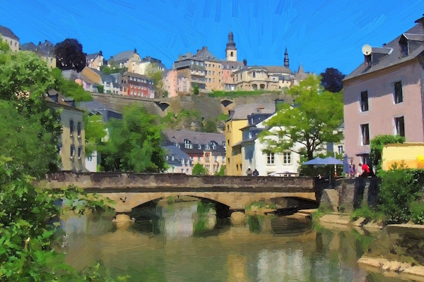 Luxembourg City River