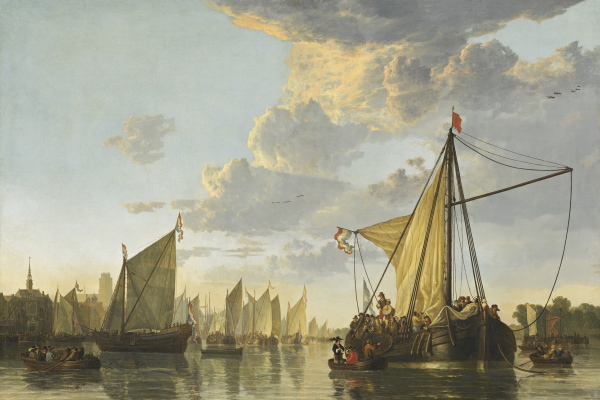 Aelbert Cuyp, The Maas at Dordrecht, c. 1650, National Gallery of Art, Washington (Andrew W. Mellon Collection)