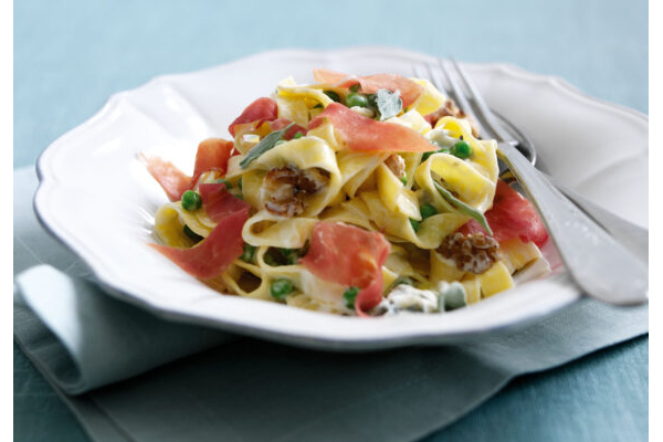 Fettucini with Parma Ham